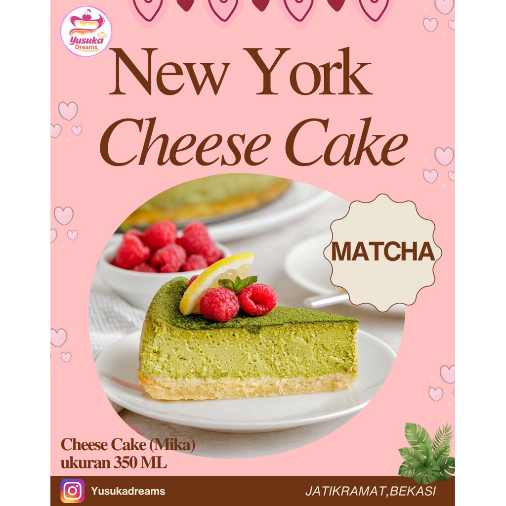 cheesecake (New York),matcha