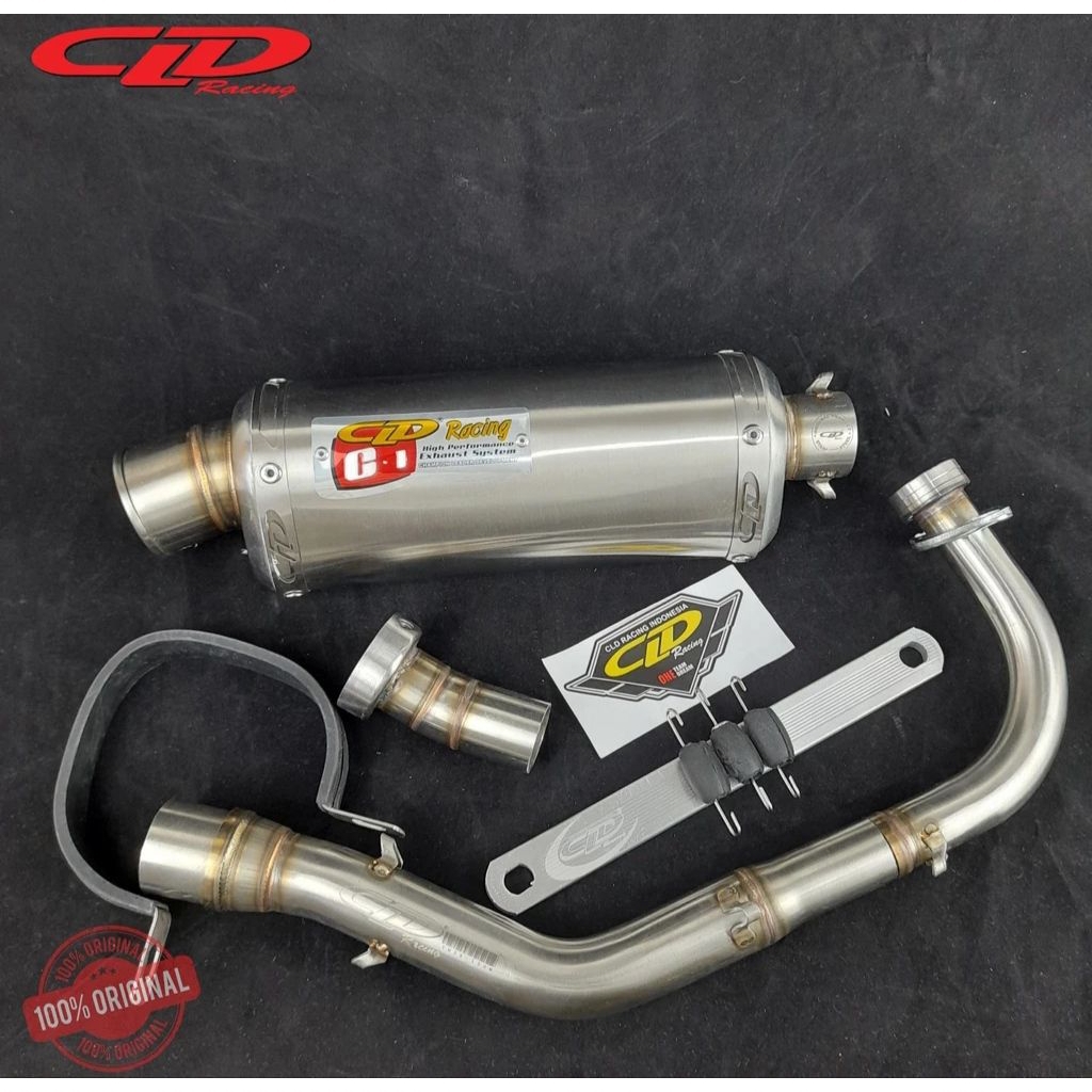 KNALPOT RACING CLD TYPE C1 BULAT C1 OVAL MIO NOUVO