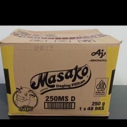 masako bumbu kaldu sapi 250g 1 karton 48 bungkus