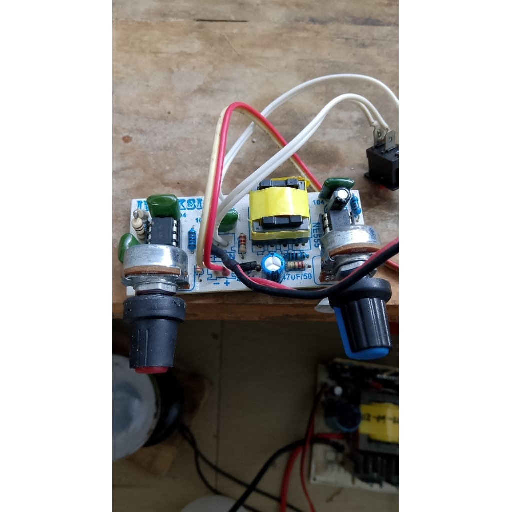 driver induksi SCR ic Ne555 untuk pdc
