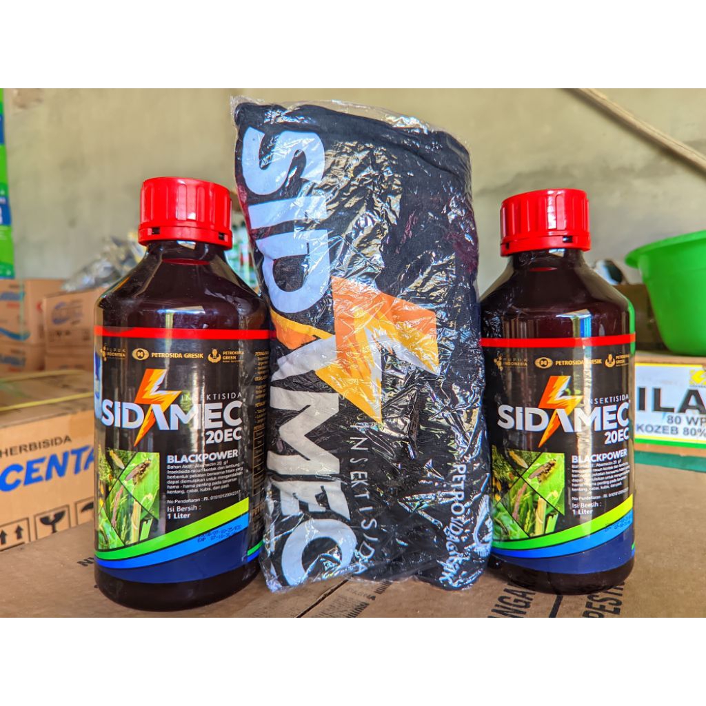 Insektisida Sidamec Black 20 EC 1 Liter | Gratis Baju Kaos