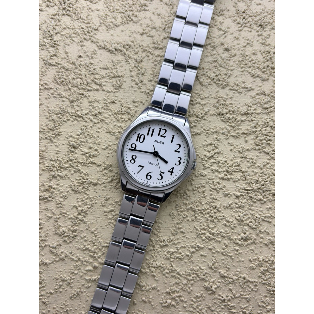 Arloji Jam tangan Seiko Alba Numerik Second Preloved