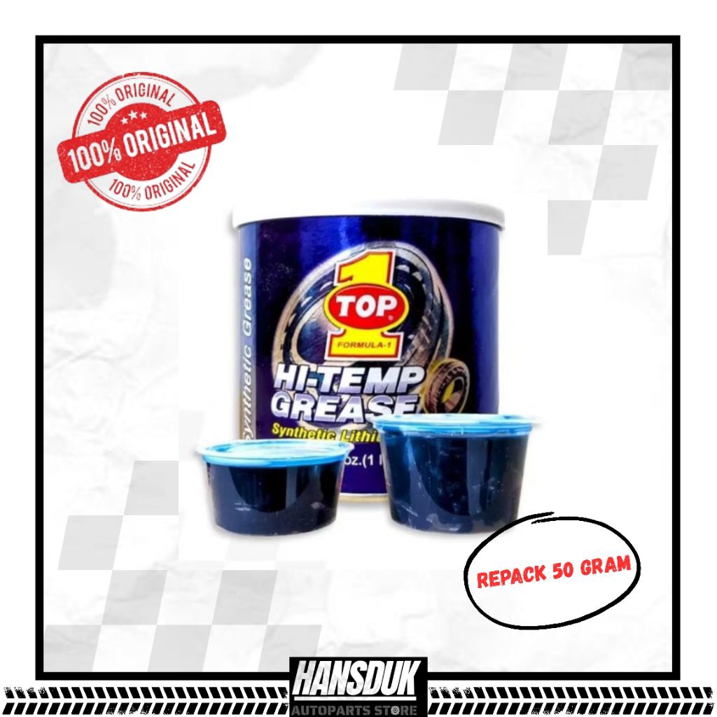 Grease Bearing Motor CVT Tahan Panas Top 1 / Kyodo Yushi / Cobra 50gr Pelumas Laher Roda Hi Temp