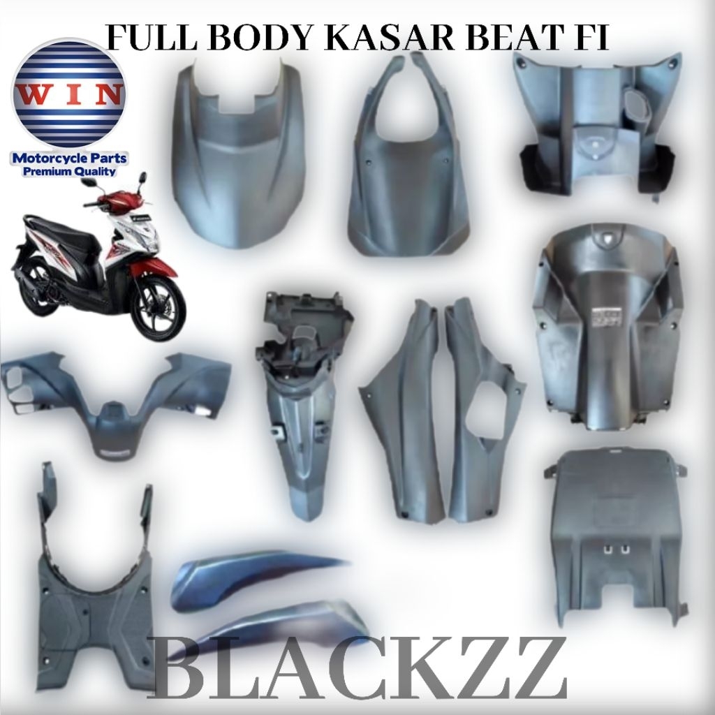 Cover Body Kasar BEAT FI 2013 2014 2015 2016 FULL SET BODY KASAR Original WIN / FULL SET KASAR BEAT 