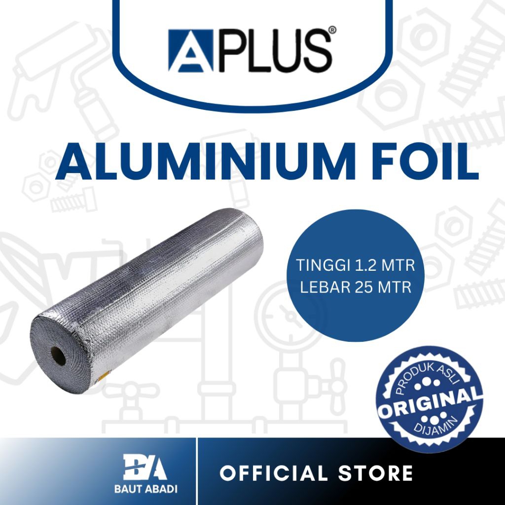 [ROLL] ALUMINIUM FOIL APLUS 25 Meter