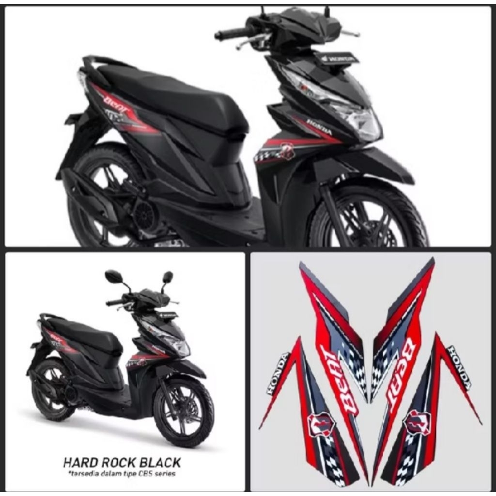 STRIPING STANDAR BEAT FI ESP 2018 WARNA HITAM