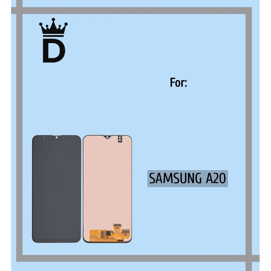 LCD TOUCHSCREEN OLED SAMSUNG GALAXY A20 FULLSET