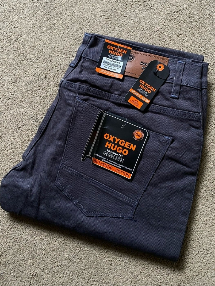 Jeans Pria Slim Fit Oxyen Hugo Celana Panjang Soft Jeans Stretch - Nyaman - Elastis - Model Trendy