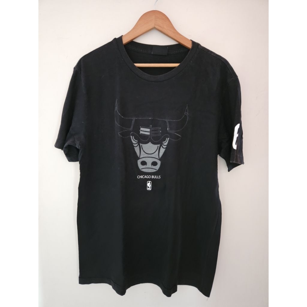 KAOS CHICAGO BULLS HITAM SECOND ORIGINAL