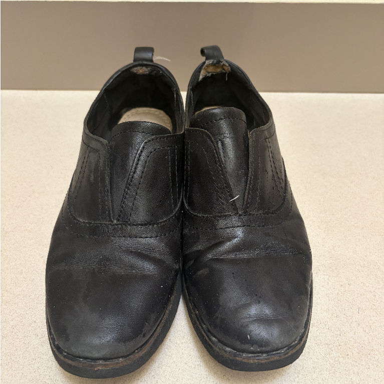 Hush Puppies | Sepatu Pantofel Kulit Wanita | Warna Hitam | Prelove