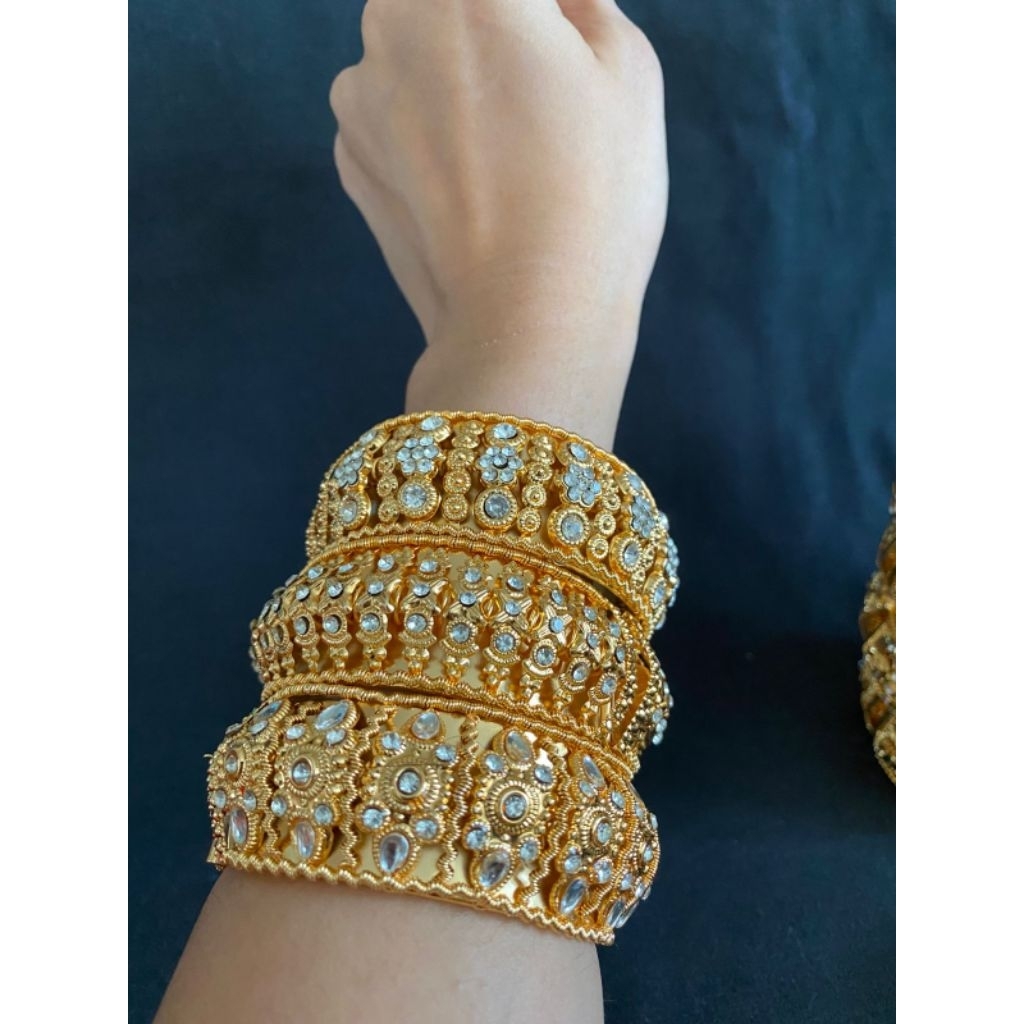 TERBARUGelang dubai/gelang penganting/gelang India dubai emas/gelang india model bukaan