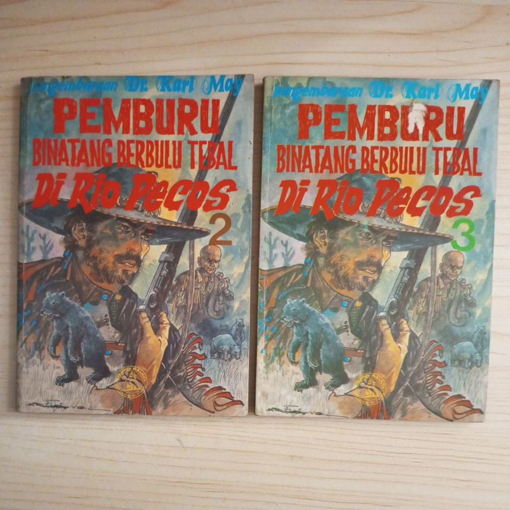 NOVEL PEMBURU BINATANG BERBULU TEBAL DI RIO PECOS 2 DAN 3 HARGA SEPAKET OLEH DR KARL MAY