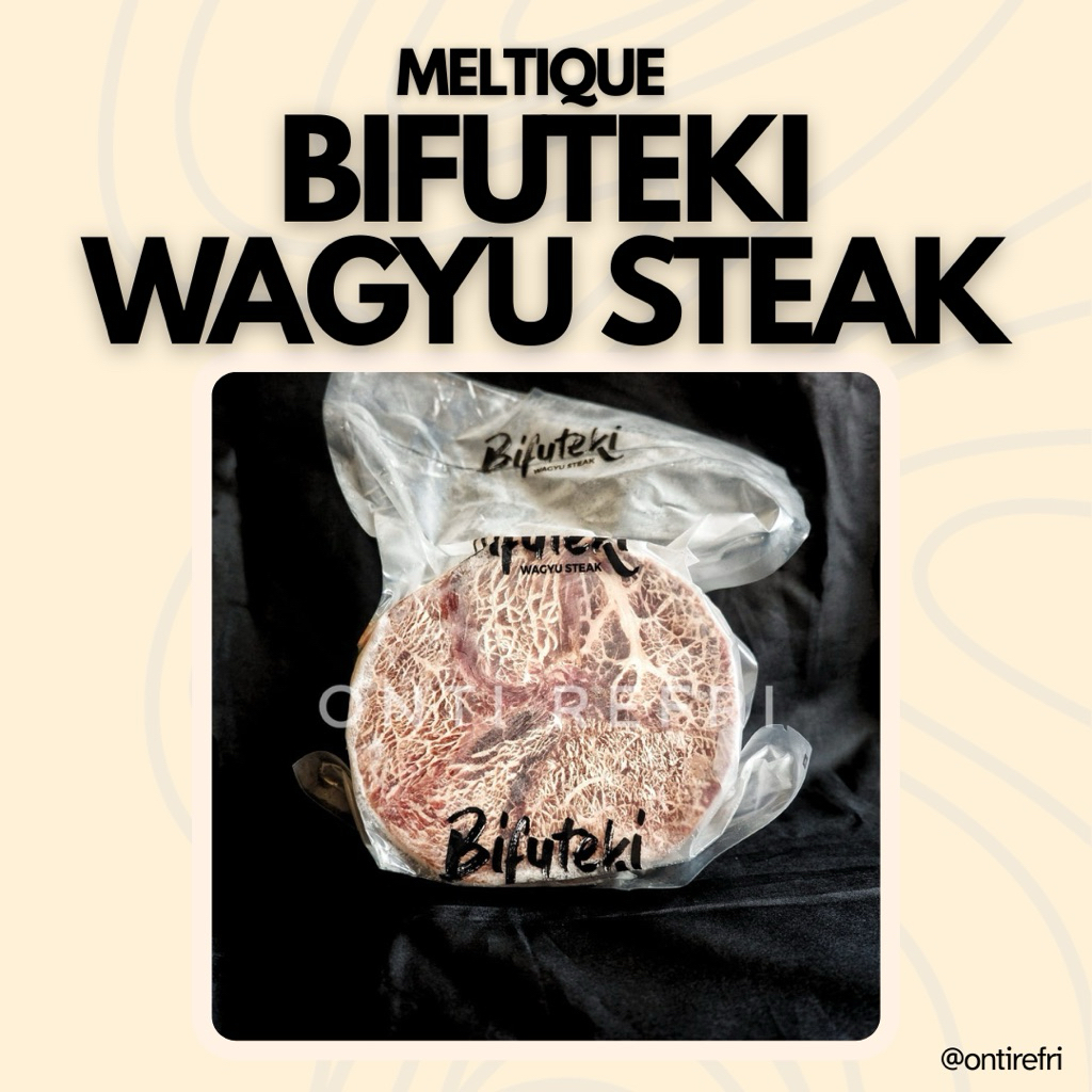 Bifuteki Wagyu Steak 1kg // Daging Steak Wagyu Australia // Premium Wagyu Steak // Isi 5 pcs