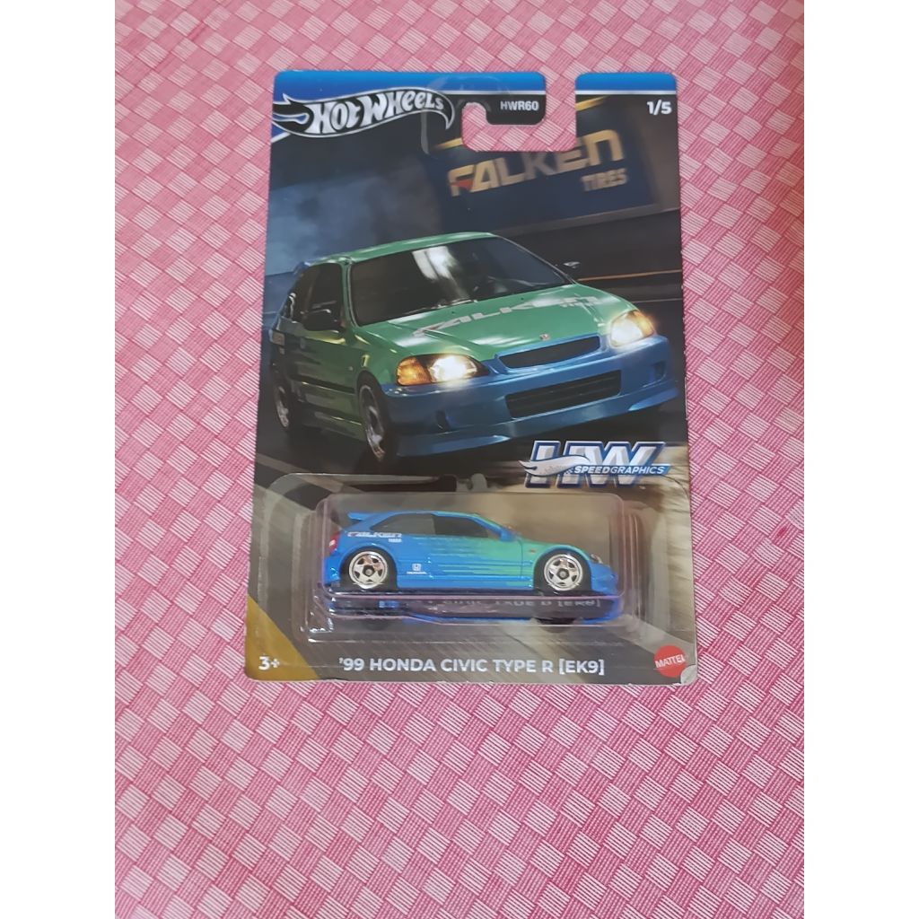 Hotwheels civic Honda civic type-R ek9