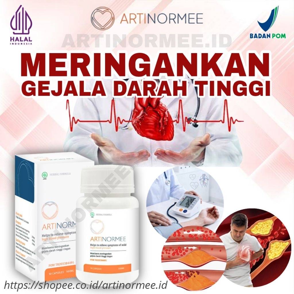 ARTINORMEE Original Impotensi Obat Herbal Darah Tinggi Hipertensi Jantung Stroke BPOM