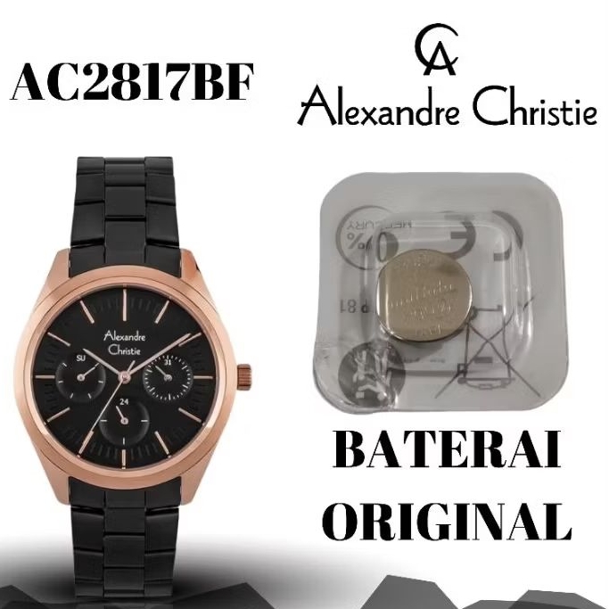 Baterai jam ALEXANDRE christie original AC2817BF