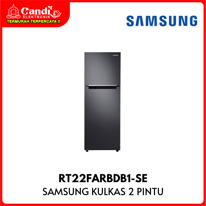 SAMSUNG Kulkas 2 Pintu 234 Liter RT22 dengan Digital Inverter Cool Pack  RT22FARBDB1-SE