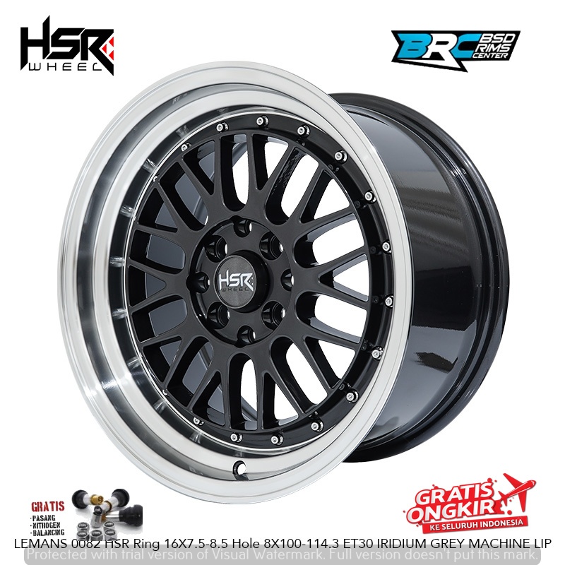 VELG MOBIL MODEL BBS R16 HSR LEMANS BRIO AGYA FREED JAZZ XENIA AVANZA LIVINA DLL