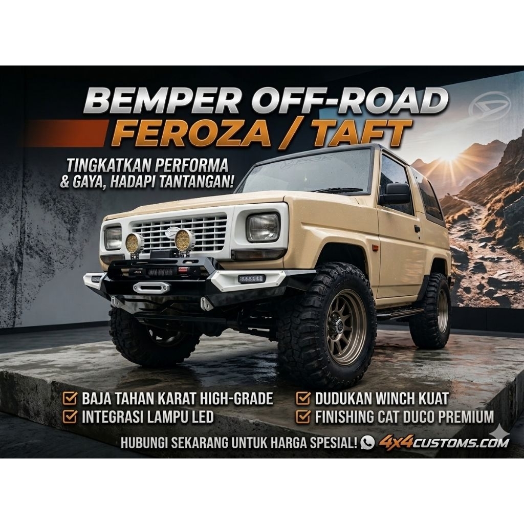 Bemper custom Feroza Taft PNP