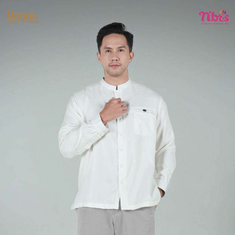 Disc Nibras Koko Celline Dobby Selina Lengan Panjang & Pendek Full Kancing Saku Depan Elegan Jumbo