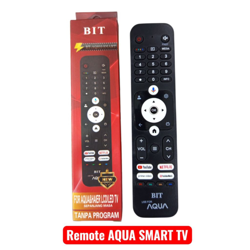 Remote TV LED AQUA SMART TV