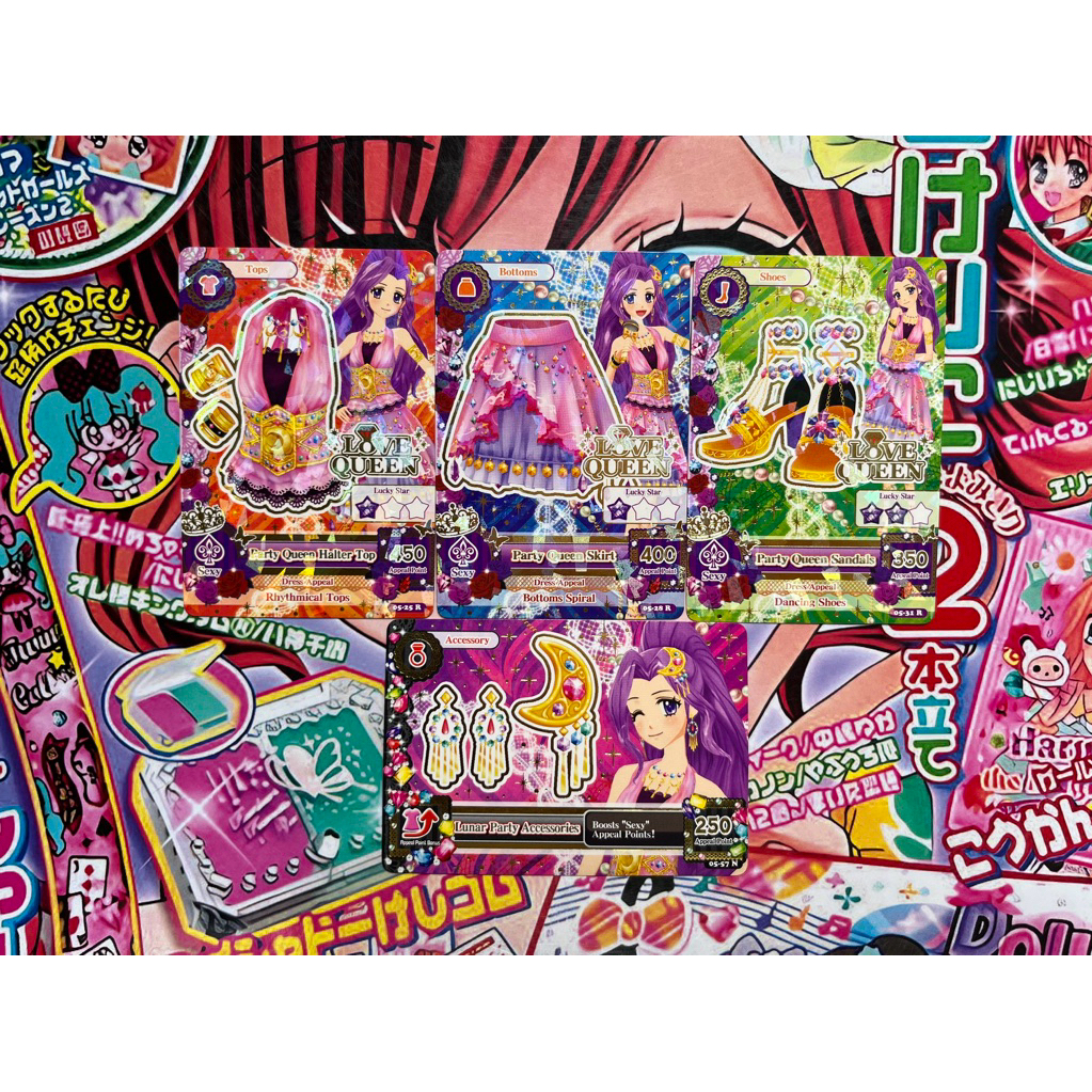 Kartu Aikatsu Mizuki Kanzaki Love Queen Party Queen Rare Card Set Seri 5 Season 1 Bahasa Indonesia T