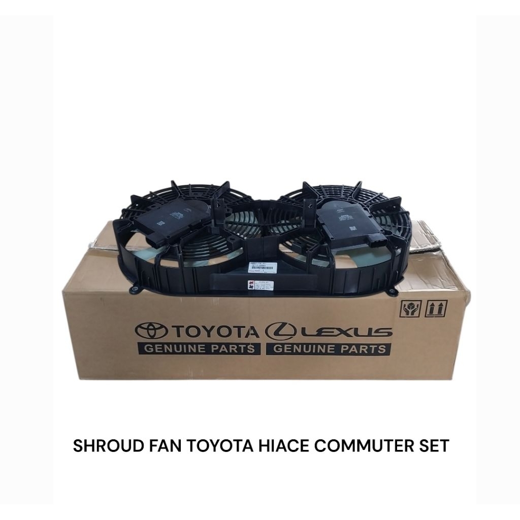 SHROUD FAN AC EXTRA FAN RADIATOR TOYOTA  COMMUTER ASLI TOYOTA 1 SET