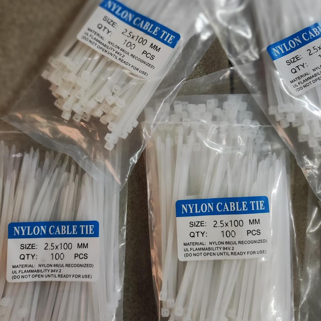 nylon kabel ties 2.5x100mm / kabel ties 2.5 x 100 mm