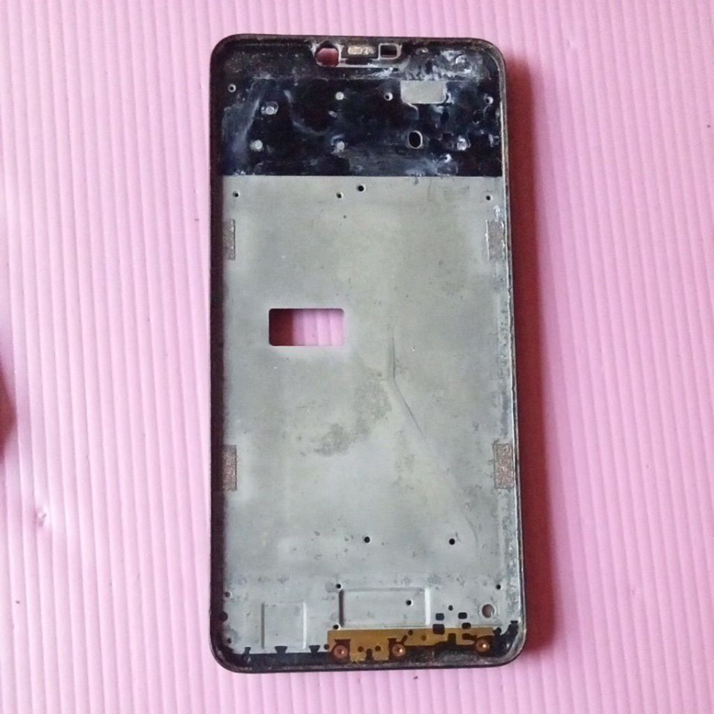 frame lcd tatakan lcd Oppo A3S 1853 ORI copotan