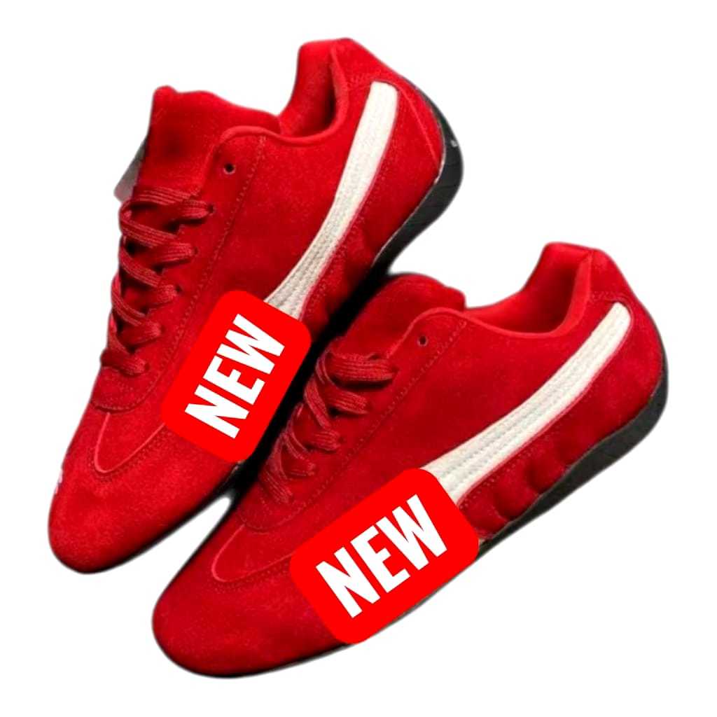 IMPORT QUALITY Sepatu SpeedCAT OG Merah Putih untuk Pria dan Wanita // SpeedCAT Terbaru & Terlaris