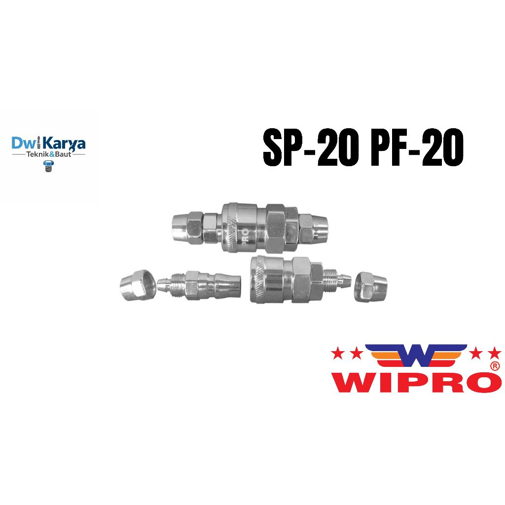 WIPRO Quick Coupling PU SP20+PP20