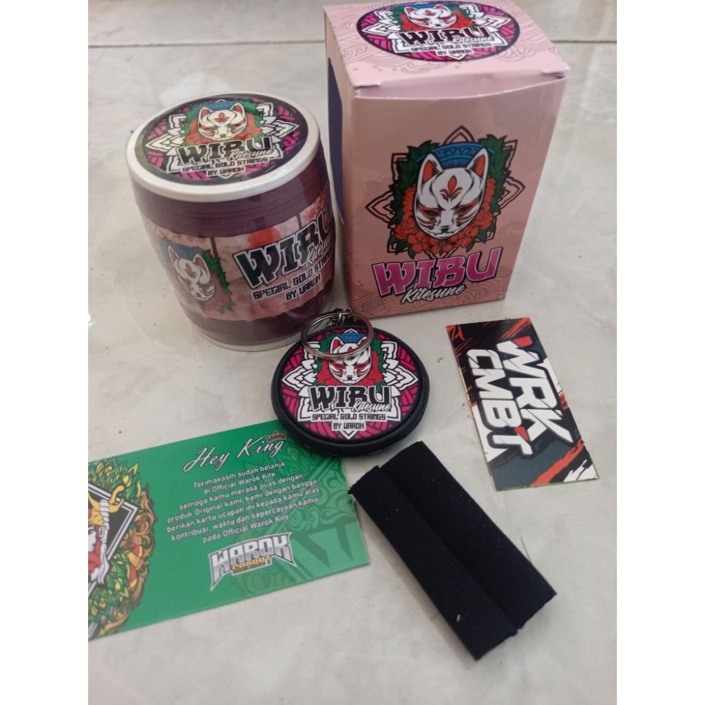 Gelasan Matot Warok WIBU benang warok WIBU ORIGINAL senar layangan wibu - Alot, Tajam, Kuat