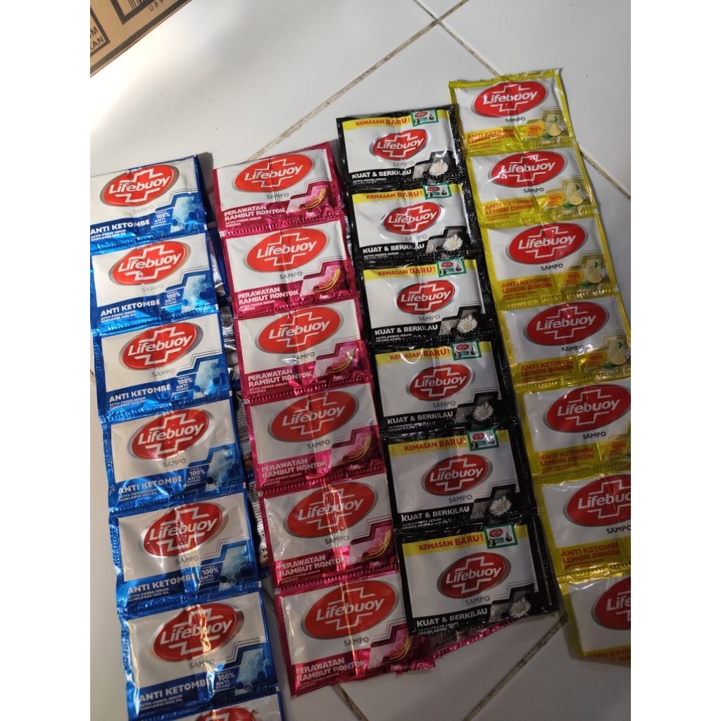 1Renteng Lifebuoy shampo Random