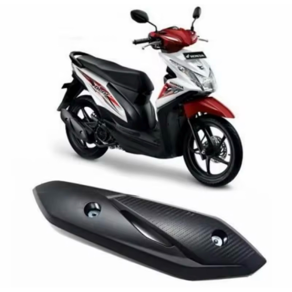 Cover Knalpot Beat FI ESP 2015 - 2017  Tutup Knalpot Beat FI Esp 2015 - 2017 / Tameng Pelindung Knal