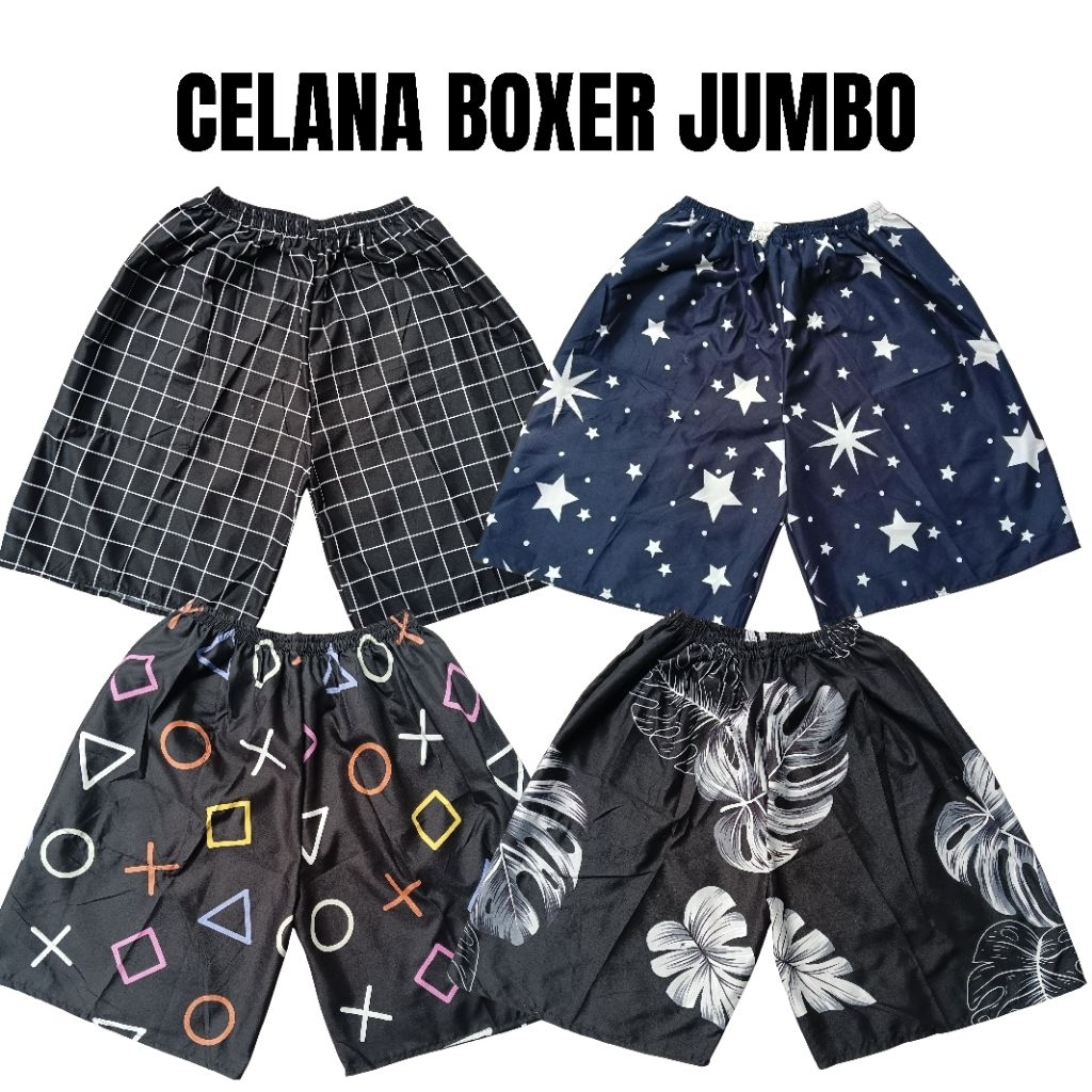 CELANA BOXER JUMBO PRIA WANITA/CELANA BOXER PRIA JUMBO/BOXER JUMBO/BOXER
