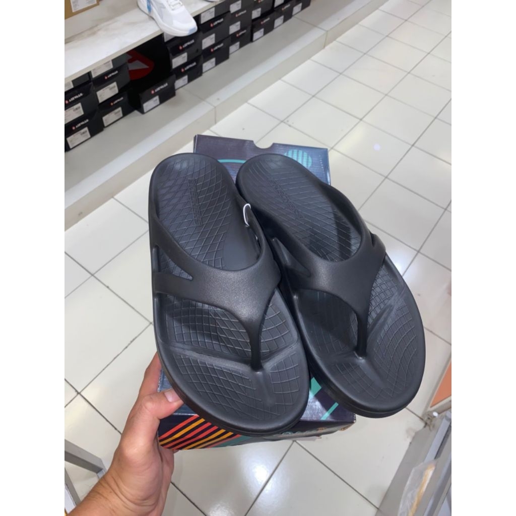 Sandal Skechers Freeverb 3 Point Black ORIGINAL