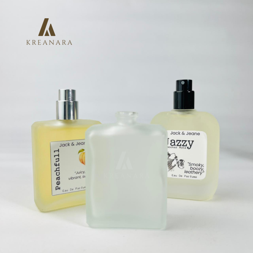 Botol Parfum Bantal Kaca Frosted Doff Cloud Series - Semi Press / Press 50ml