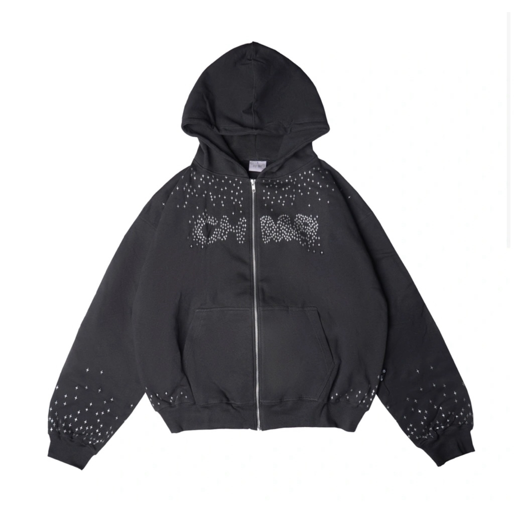 BOXY ZIP HOODIE CHAMBREDELAVAIN-Star Drip DG ORIGINAL 100%