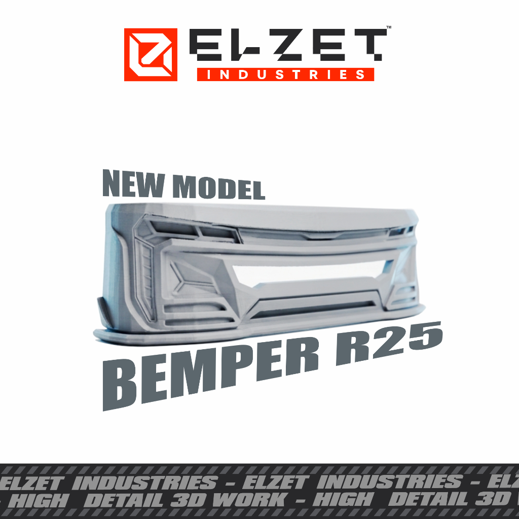 Bemper Miniatur Model R25 Isuzu Nmr 71 Giga