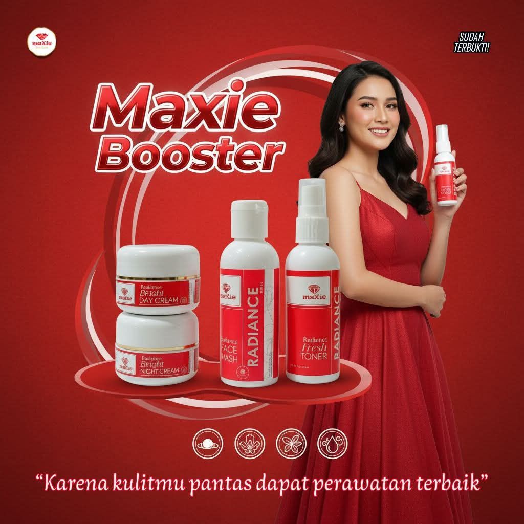 SEPAKET SKINCARE MAXIE GLOW BPOM & ORIGINAL ( Kemasan Terbaru)