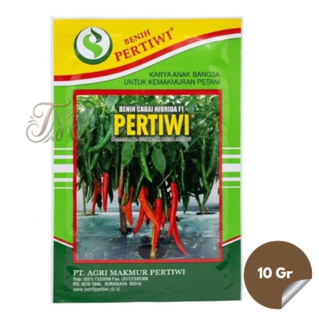 Benih Cabai Besar Hibrida  PERTIWI (10 gr)