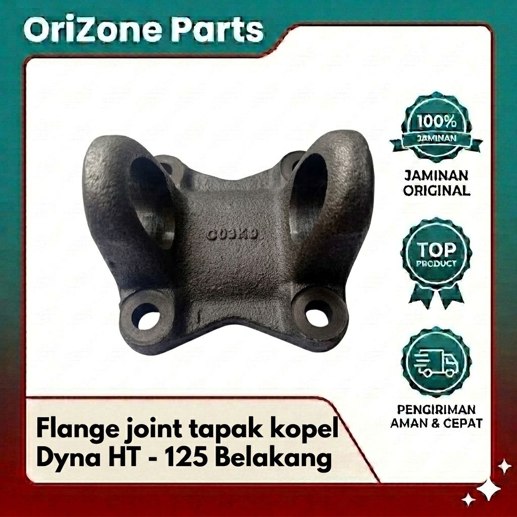 Flange joint tapak kopel Dyna HT - 125 Belakang