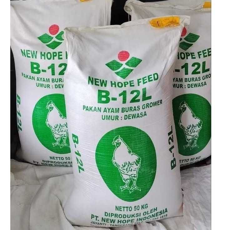 Pur Pakan Ayam Buras New Hope B12L Repack