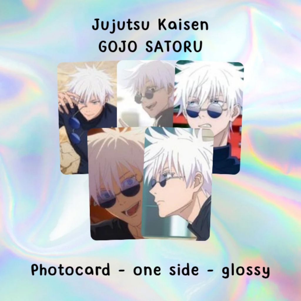 GOJO SATORU JUJUTSU KAISEN UNOFFCIAL PHOTOCARD PC