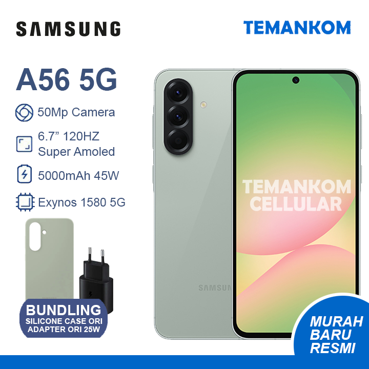 Samsung A56 5G PROMO 16GB RAM Total Baru 8/256 8GB 8/256 8GB 256GB GARANSI RESMI SEIN