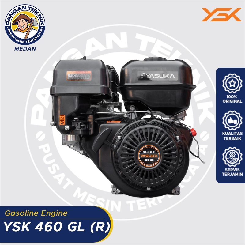GASOLINE ENGINE YSK460 GL R(REVERSE) | MESIN KETINTING MAJU MUNDUR NETRAL YSK 460 GL R