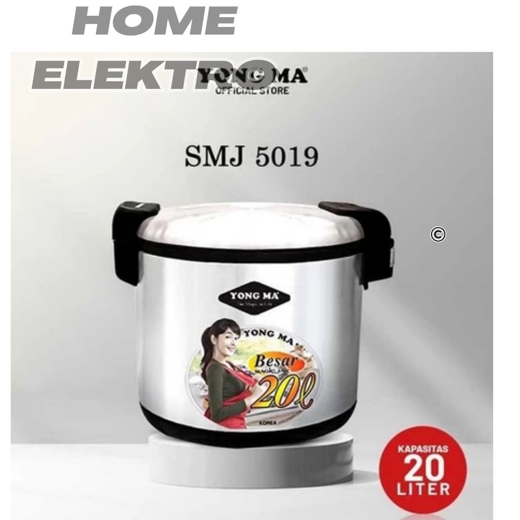 YONGMA SMJ5019 / SMJ-5019 RICE WARMER 20L - GARANSI RESMI