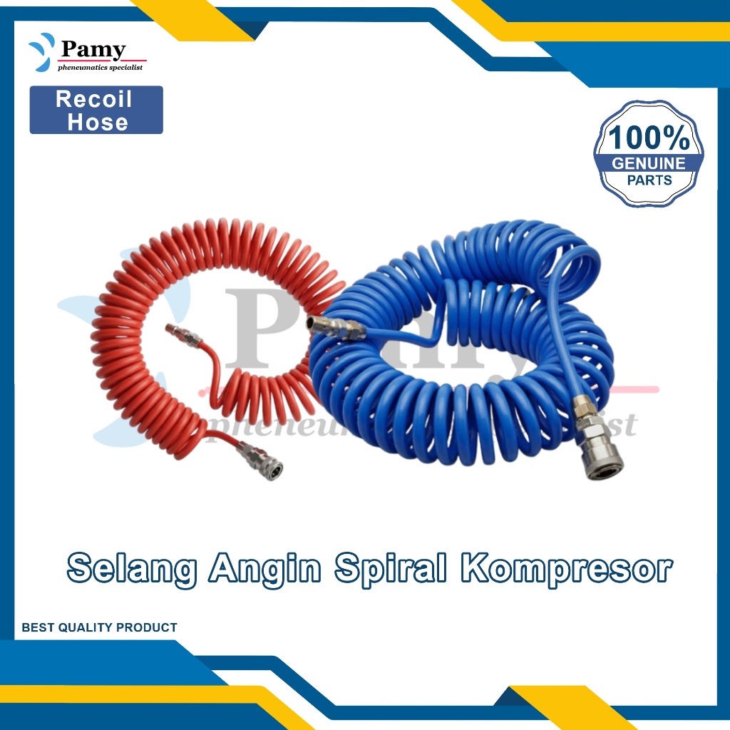 Selang Angin Spiral Kompresor
