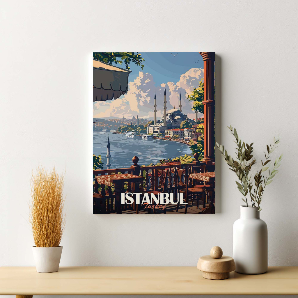 Poster Istanbul Dekorasi Hiasan Pajangan Dinding Vintage