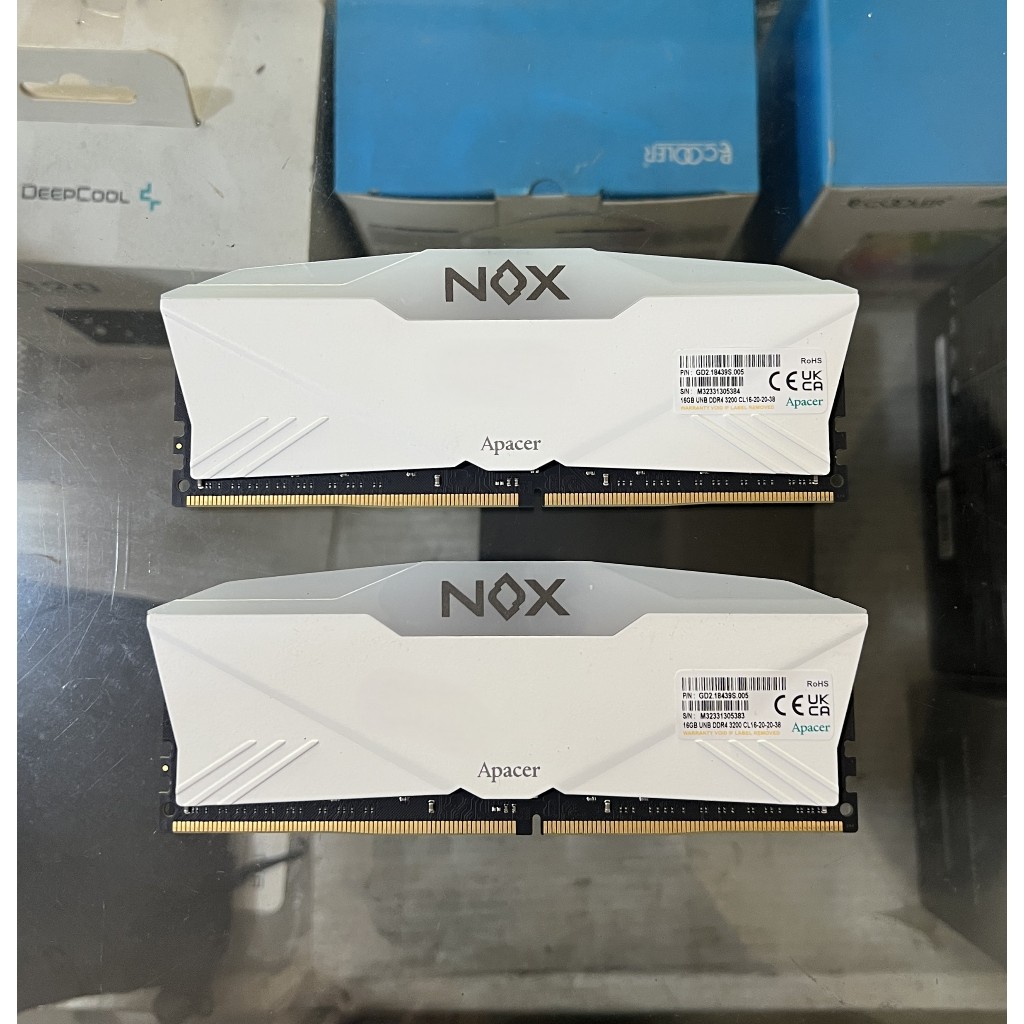 Apacer NOX RGB White 32GB 2x16GB 3200Mhz
